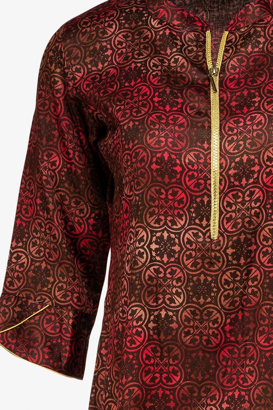 Red printed Tunic