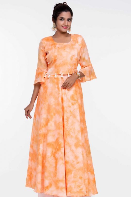 Cotton Party Wear Gown