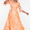 Orange Cotton Gown