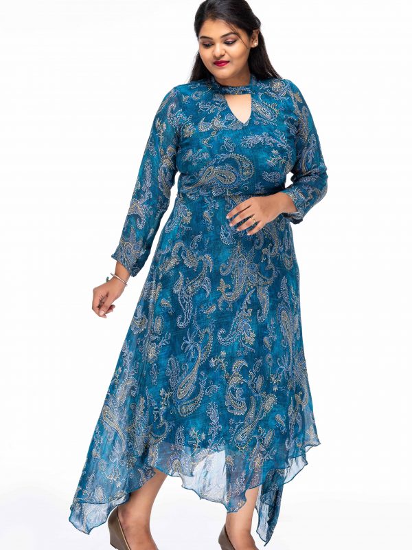 TRUE ROMANCE SHEER PLUS SIZE MAXI DRESS