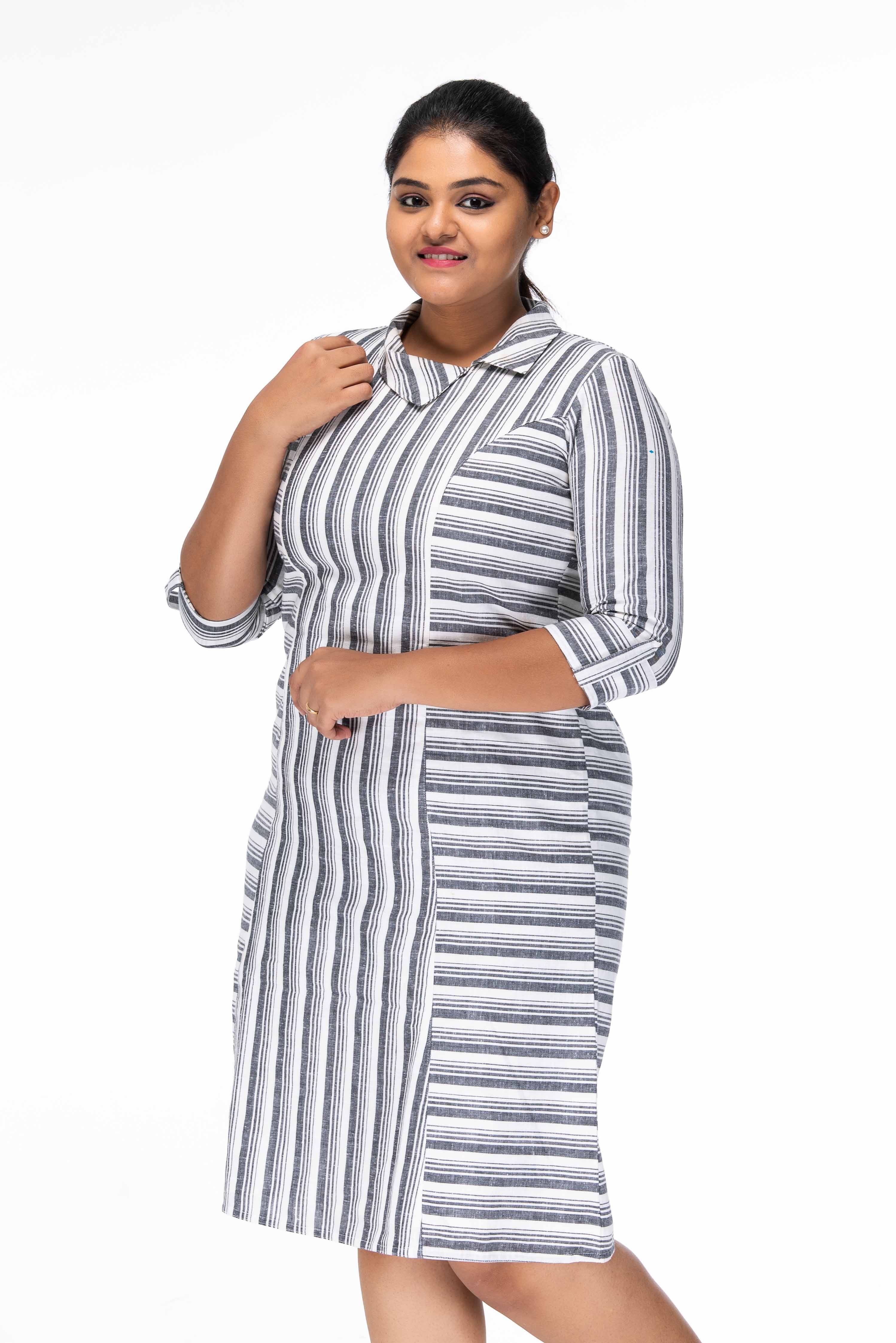 Pretty Striped Dress - Black and White Dress - Strapless Dress - $69.00 -  Lulus