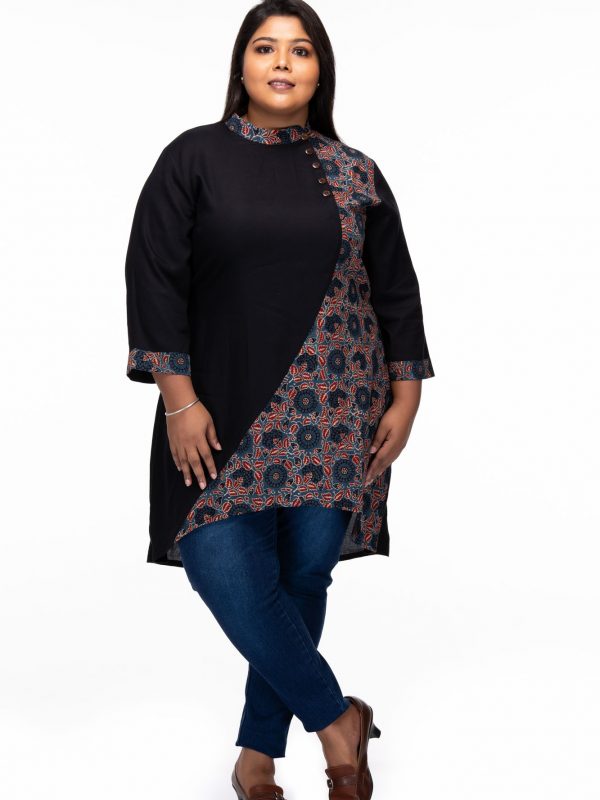 plus size Relaxed fit Tunic -full