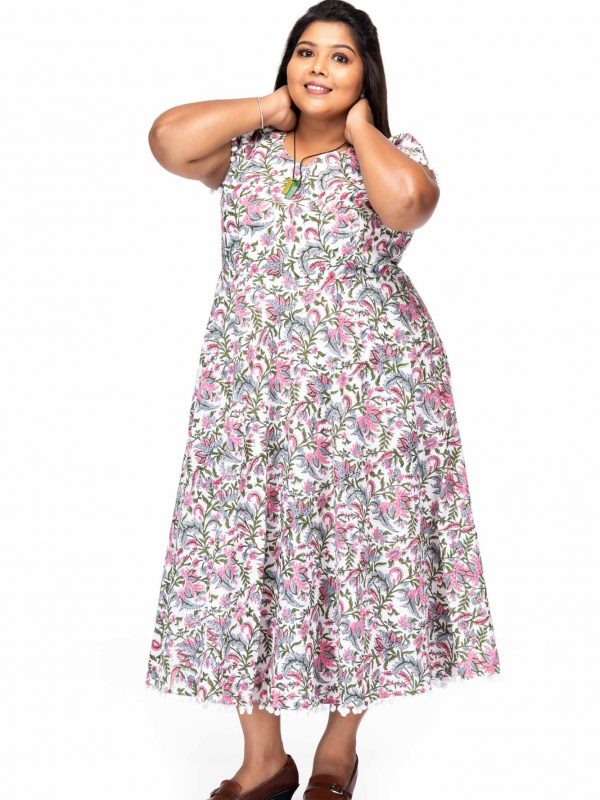 Plus size Fashion passion cotton dress