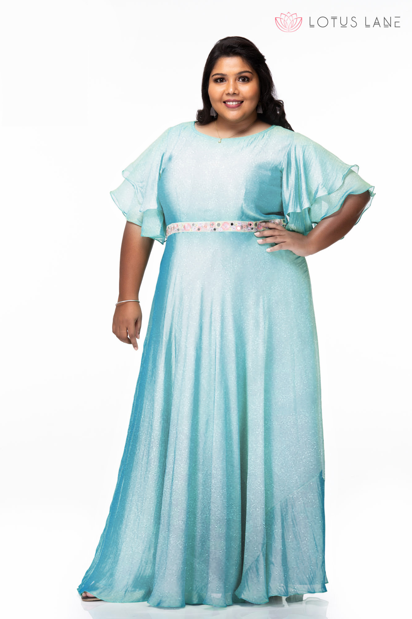 Simple Maxi Plus Size Gown Sequnis Mermaid Party Dresses for Women –  Avadress