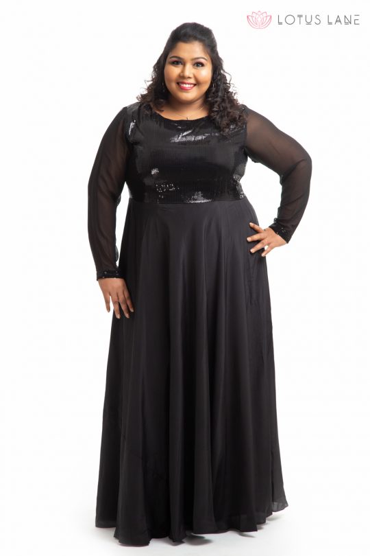 Plus Size Dress - Black