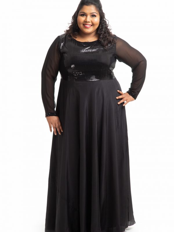 Plus Size Dress - Black