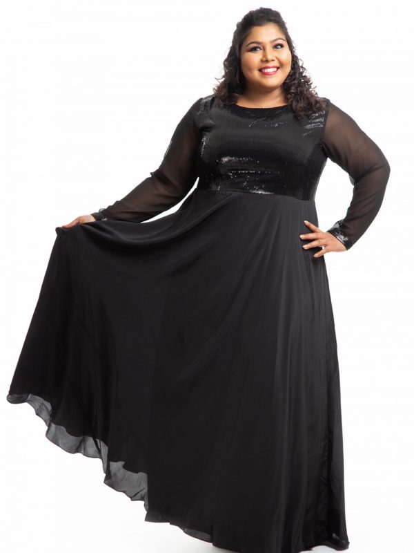 Plus Size Dress - Black