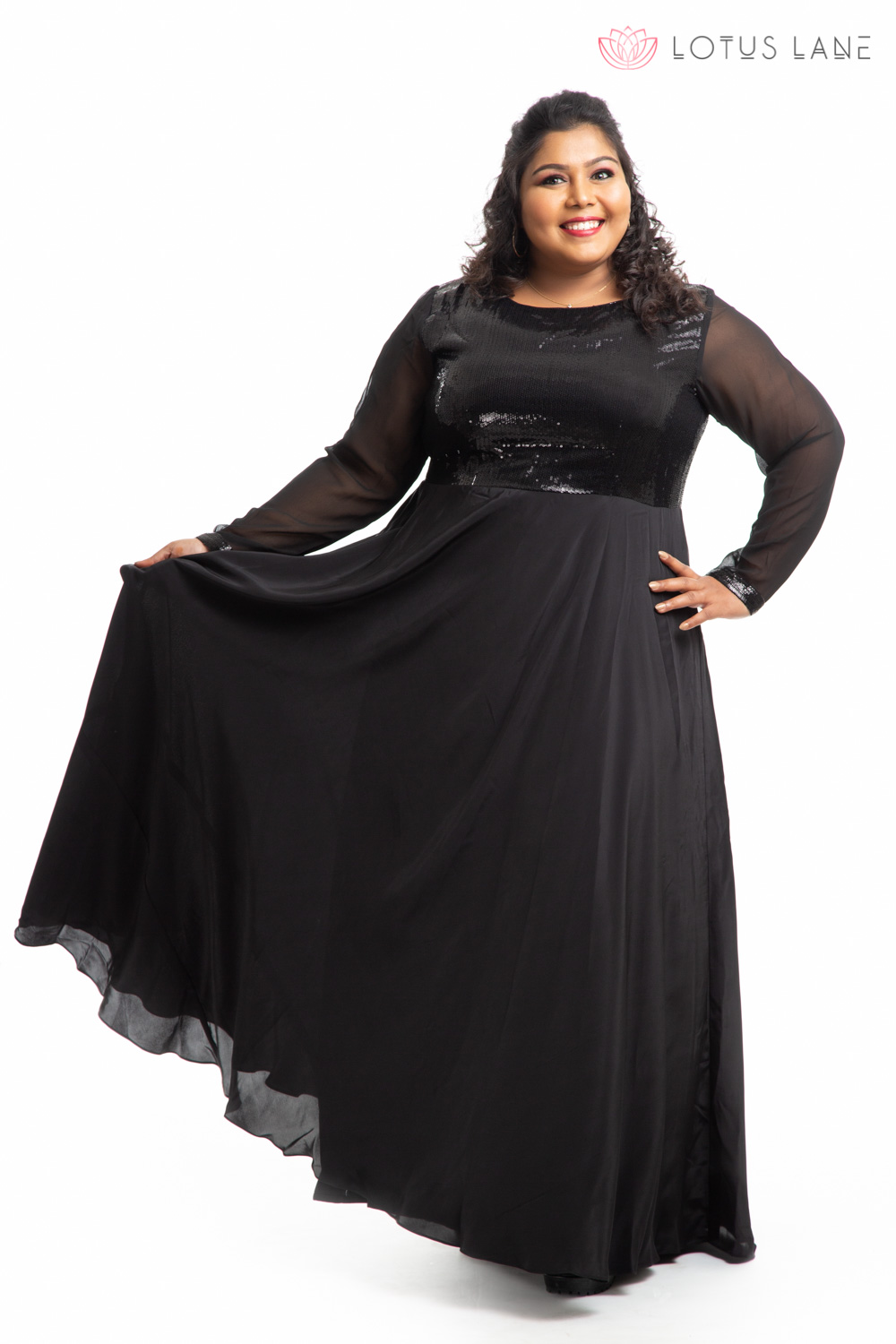 Shop Multicolored Digital Print Organza Jacket N Black Dress Festive Wear  Online at Best Price | Cbazaar