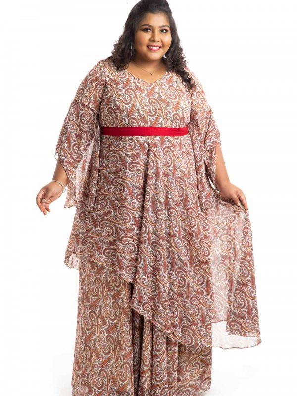 Plus Size Dress - Beige