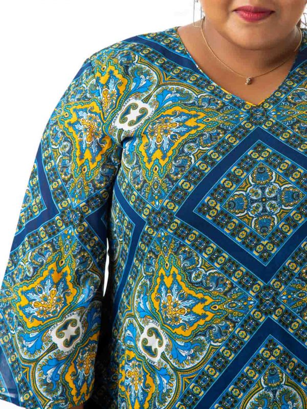 Plus Size Top - Blue