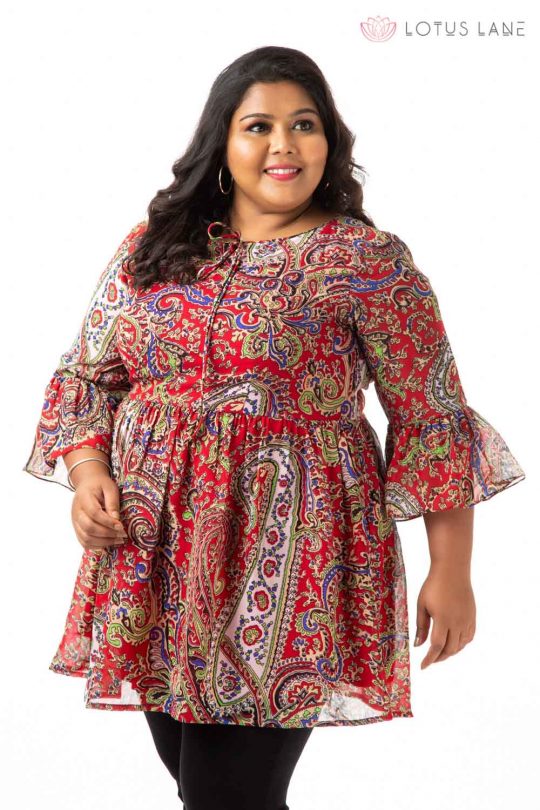 Plus Size Top - Red