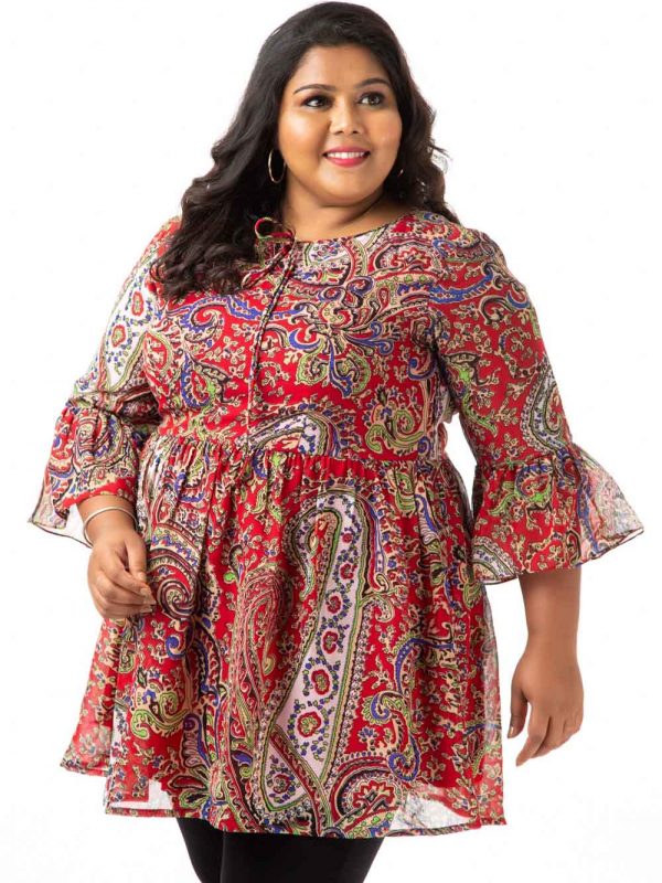 Plus Size Top - Red