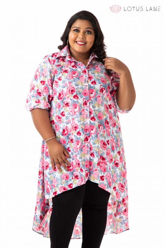 Plus Size Top -Pink