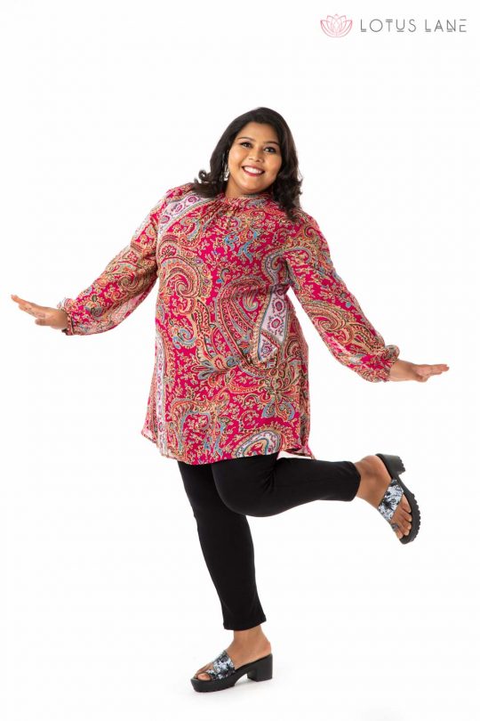 Plus size top - Pink