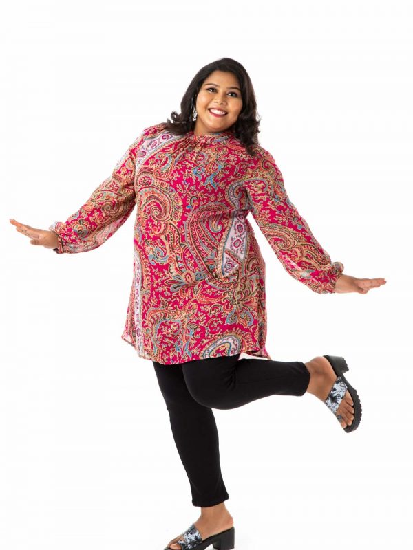 Plus size top - Pink