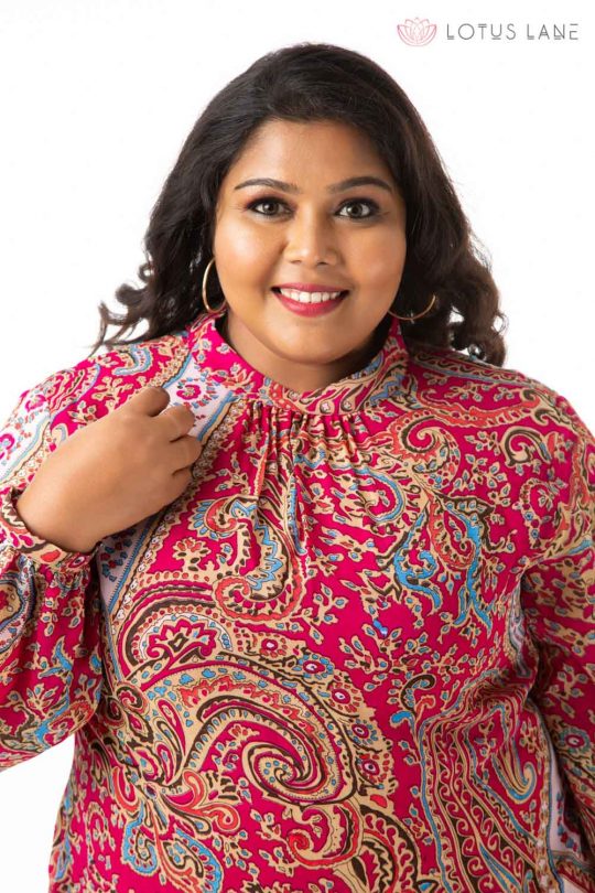 Plus Size Top -Pink