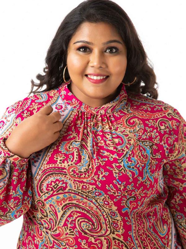 Plus Size Top -Pink